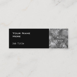 Mini Manto esbranquiçado do lado cartão de visita do Mo