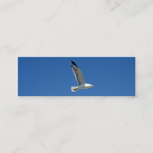 Mini Marcador de seagull cartão de visita (Frente)