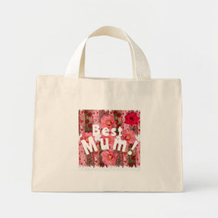 Mini melhor Mãe! Bolsa Tote