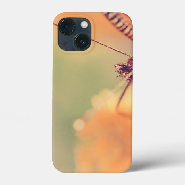 Mini Mini Caso do iPhone 13 de cor de azeitona (Verso)