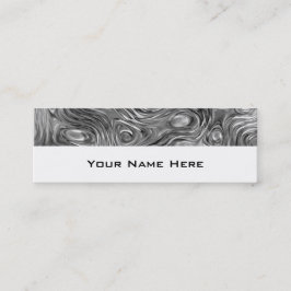 Mini Molten impressão cartão de visita magrelo branco