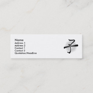 Mini O Cartão de visita de Rato Filho