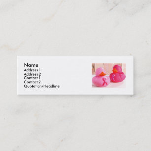 Mini O cartão de visita U dos patos personaliza