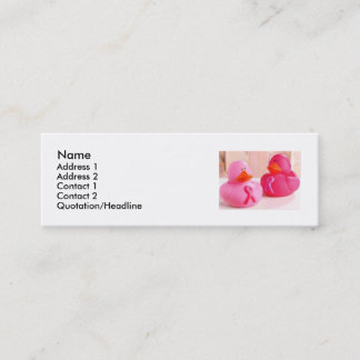 Mini O cartão de visita U dos patos personaliza