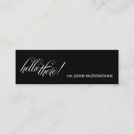 Mini Olá! lá! Cartão de visita do perfil