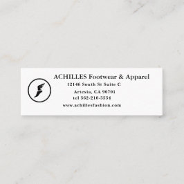 Mini Padrão, Cartão de visita de 3,5" x 2,0"