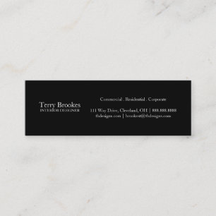 Mini Perfil II  blk do cartão de visita  