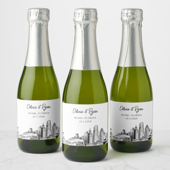 Mini Personalizado Favorito de Casamento Clássico  (Garrafas)