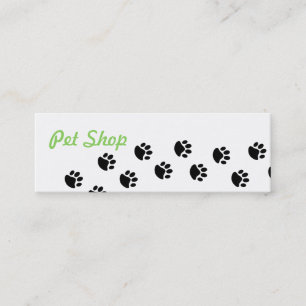 Mini Pet Compra Cartão de visita