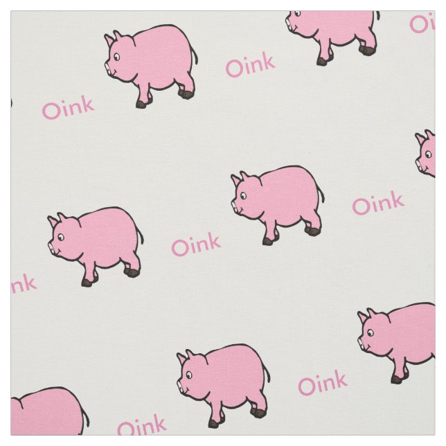 Mini porcos cor-de-rosa e Oink tecido (Modelo)