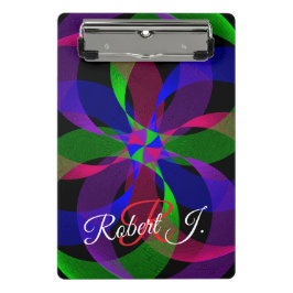 Mini Prancheta 3D 2D Hybrid Geometric Mini Clipboard