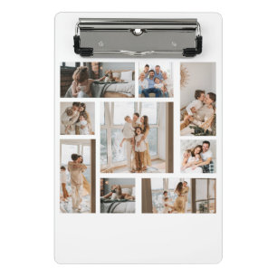 Mini Prancheta 9 Clipboards de colagem de fotos personalizadas e