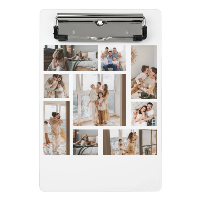 Mini Prancheta 9 Clipboards de colagem de fotos personalizadas e  (Frente)