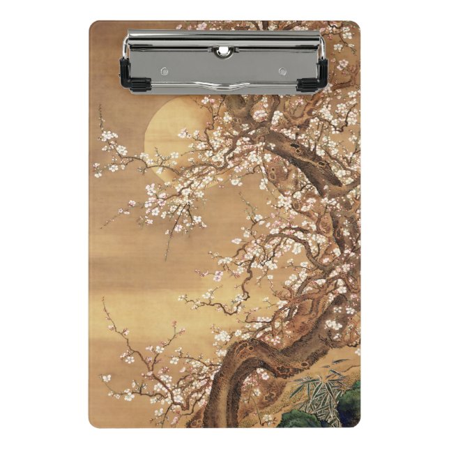 Mini Prancheta A ameixa japonesa floresce à lua (Frente)