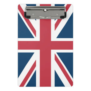 Mini Prancheta A bandeira britânica Union Jack