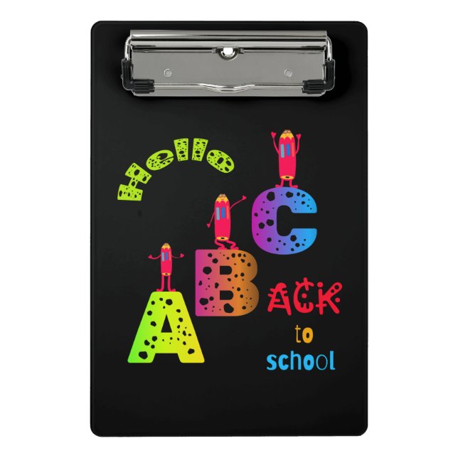 Mini Prancheta ABC Volta às aulas (Frente)