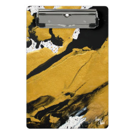 Mini Prancheta ABSTRATO Preto e Dourado de Alma Ignado SPWW