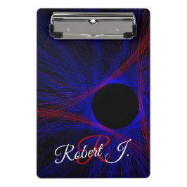 Mini Prancheta Accented Triangle Geometric Mini Clipboard