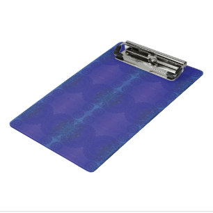 Mini Prancheta Aceitação   Medalhões Blue Indigo Violet Boho