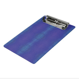 Mini Prancheta Aceitação   Padrão de Chibori Azul Violeta