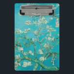 Mini Prancheta Almond Blossom Van Gogh<br><div class="desc">Reprodução de pintura em folha de Almond Blossom por Vincent van Gogh,  1890. Apresenta os galhos florescentes da amêndoa contra o céu. As amêndoas florescem cedo na primavera e simbolizam o início de uma nova vida. Van Gogh fez esta pintura como um presente para seu sobrinho recém-nascido.</div>