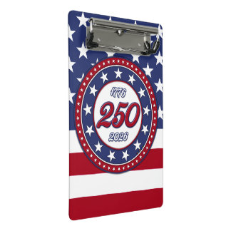 Mini Prancheta America’s 250th Birthday With USA Flag