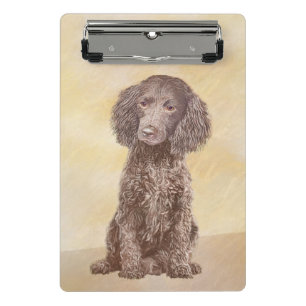 Mini Prancheta American Water Spaniel Painting - Arte Original de