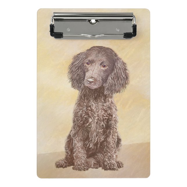 Mini Prancheta American Water Spaniel Painting - Arte Original de (Frente)