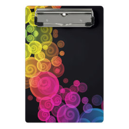 Mini Prancheta área de transferência colorida de bolhas