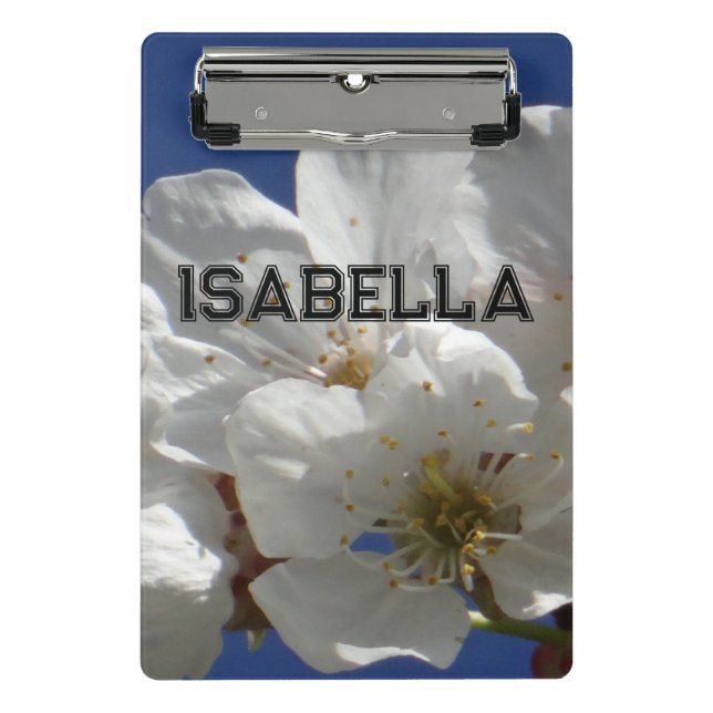 Mini Prancheta Área de Transferência de Nomes Personalizados (Frente)
