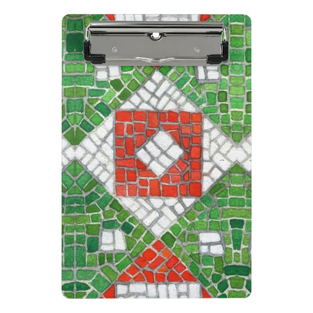 Mini Prancheta Área de transferência HOLIDAY MOSAIC (Frente)