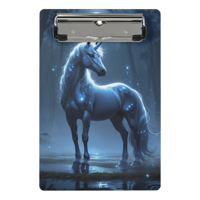 Mini Prancheta Área de Transferência Temida do Unicorn (Frente)