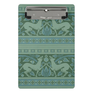 Mini Prancheta Art Deco Nouveau Dog Nature Botânico: Padrão