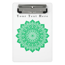 Mini Prancheta Arte de Cor Verde Imagem Personalizada e Escrita d