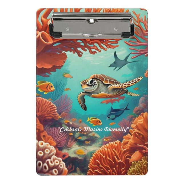 Mini Prancheta "Artista submarina" (Frente)