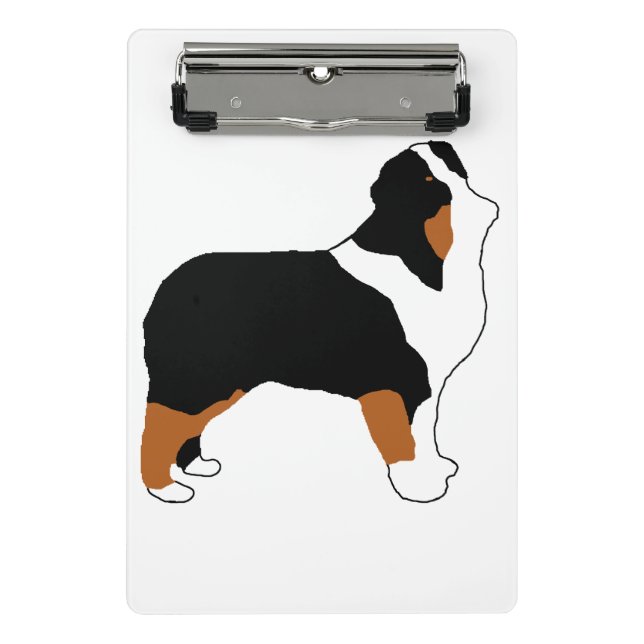 Mini Prancheta aussie black tri silo (Frente)