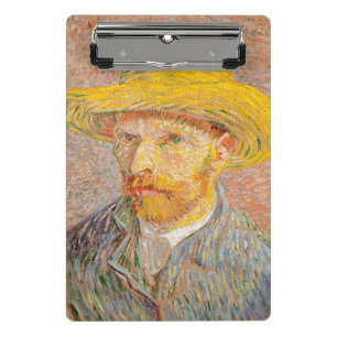 Mini Prancheta Autorretrato impressionista de Vincent Van Gogh pi