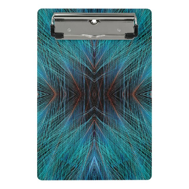 Mini Prancheta Ave do Paraíso Fractal Pena (Frente)