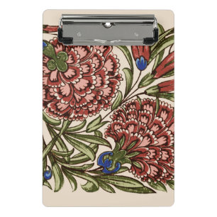 Mini Prancheta Azulejo de Flor Antiquado Arte Russa