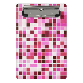 Mini Prancheta Azulejos de Piscina, Azulejos Mosaico Rosa, Padrão