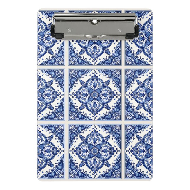 Mini Prancheta Azulejos do Mediterrâneo, Portugal, Azulejo, Majol (Frente)