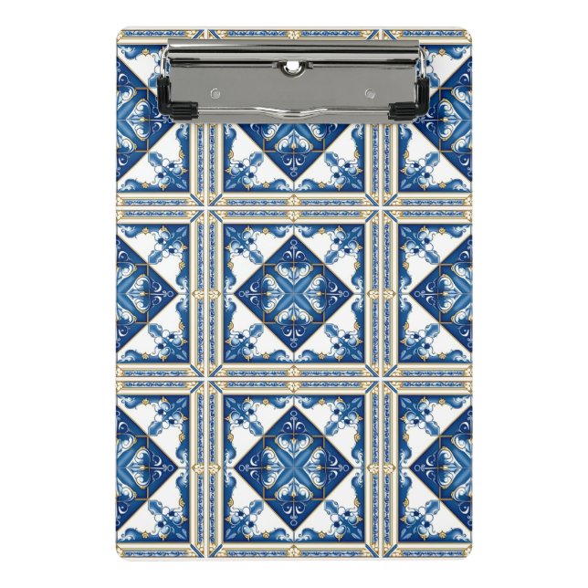 Mini Prancheta Azulejos do Mediterrâneo, Portugal, Azulejo, Majol (Frente)