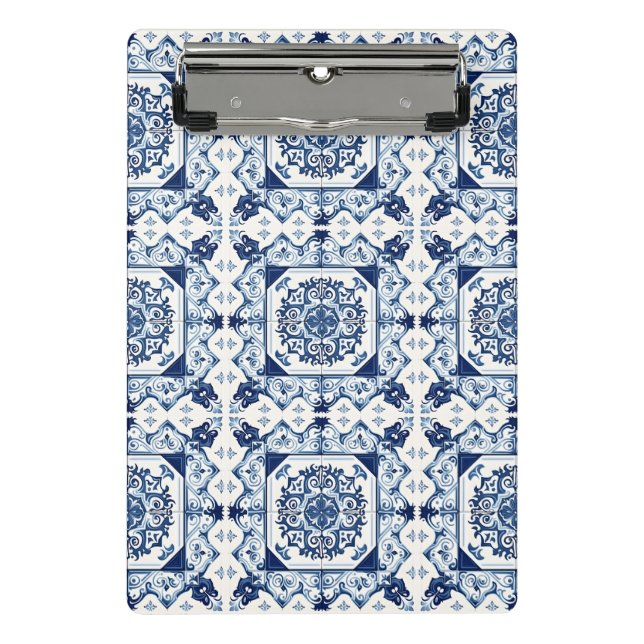 Mini Prancheta Azulejos do Mediterrâneo, Portugal, Azulejo, Majol (Frente)