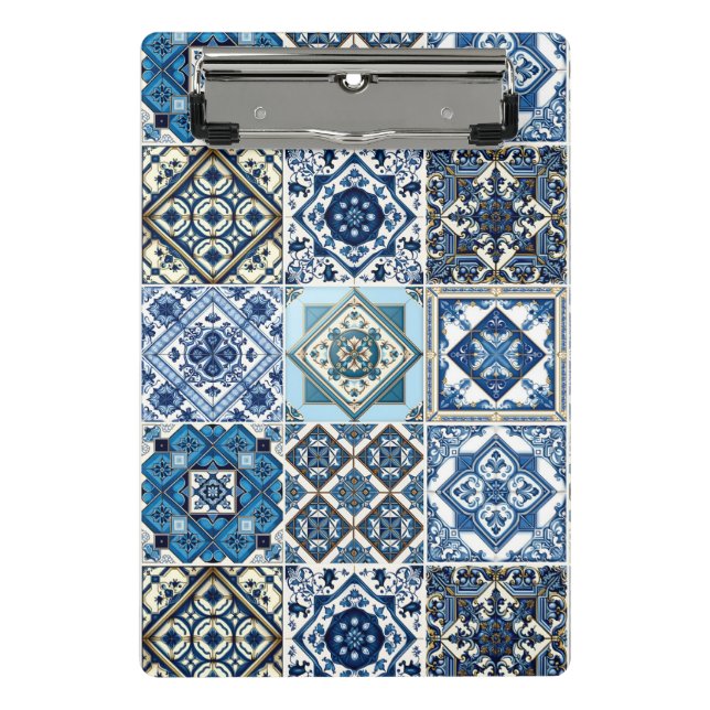 Mini Prancheta Azulejos do Mediterrâneo, Portugal, Azulejo, Majol (Frente)