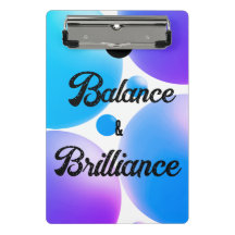 BALANCE and BRILLIANCE Spiral Notebook