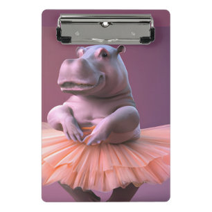 Mini Prancheta Ballerina Hippo