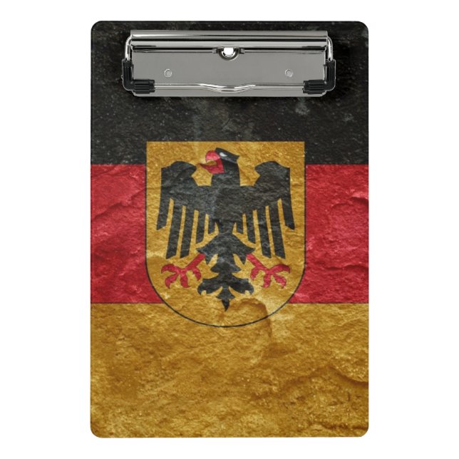 Mini Prancheta Bandeira alemão (Frente)