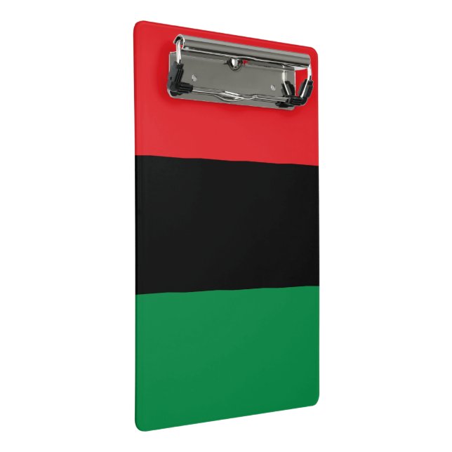 Mini Prancheta Bandeira da UNIA Pan-Africana (Inclinado)
