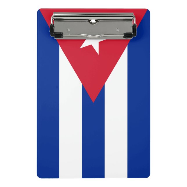 Mini Prancheta Bandeira de Cuba (Frente)