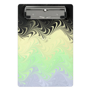 Mini Prancheta Bandeira do Abstrato Cassgender Pride Boho Wavy Ma